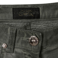 Camouflage Couture Jeans in verde oliva 