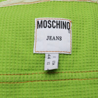 Moschino skirt and jacket in green
