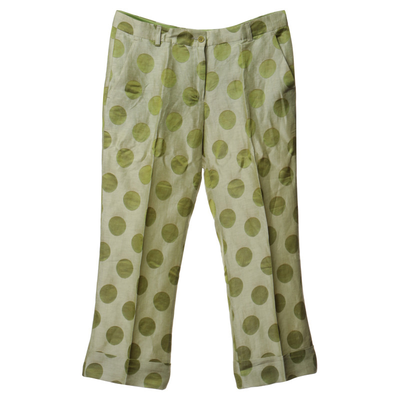 Etro 7/8 pants with dots