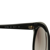 Karl Lagerfeld Cat Eye Sonnenbrille in Schwarz