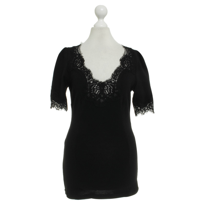 Dolce & Gabbana Tricot top met kant