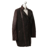 Other Designer Milestone - brown coat with metallic threads