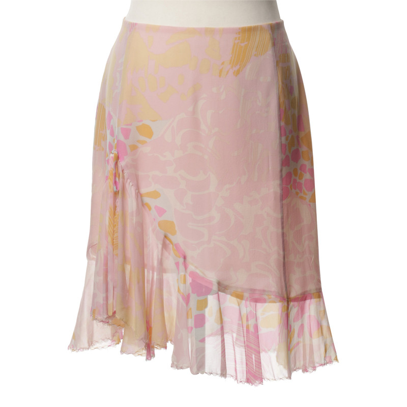 Christian Lacroix Silk skirt with patterns