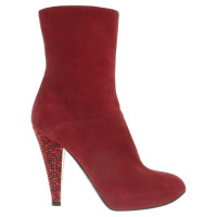 Casadei Ankle boots with heels in red