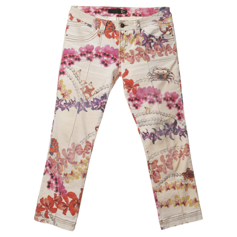 Just Cavalli Jeans with floral print 