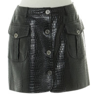 Moschino skirt leather 