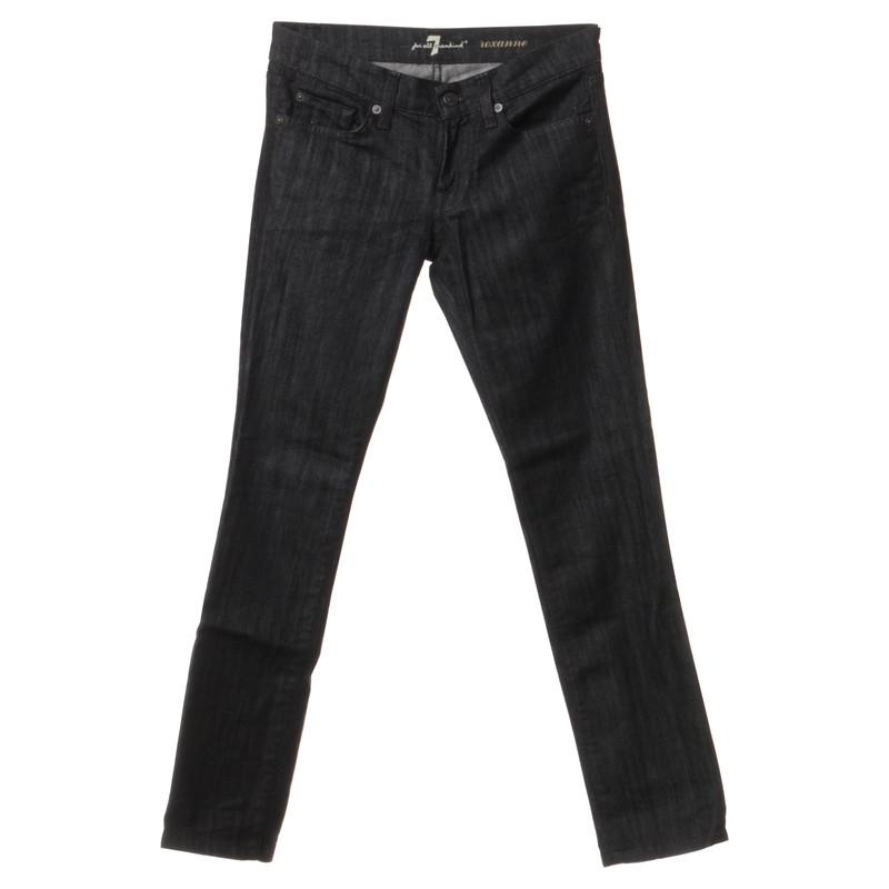 7 For All Mankind Jeans "Roxanne" in black mix