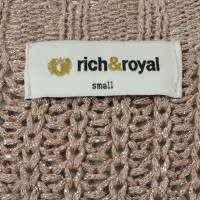 Rich & Royal Pullover mit Metallicglanz