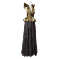 D&G Maxi dress with metallic fabric 