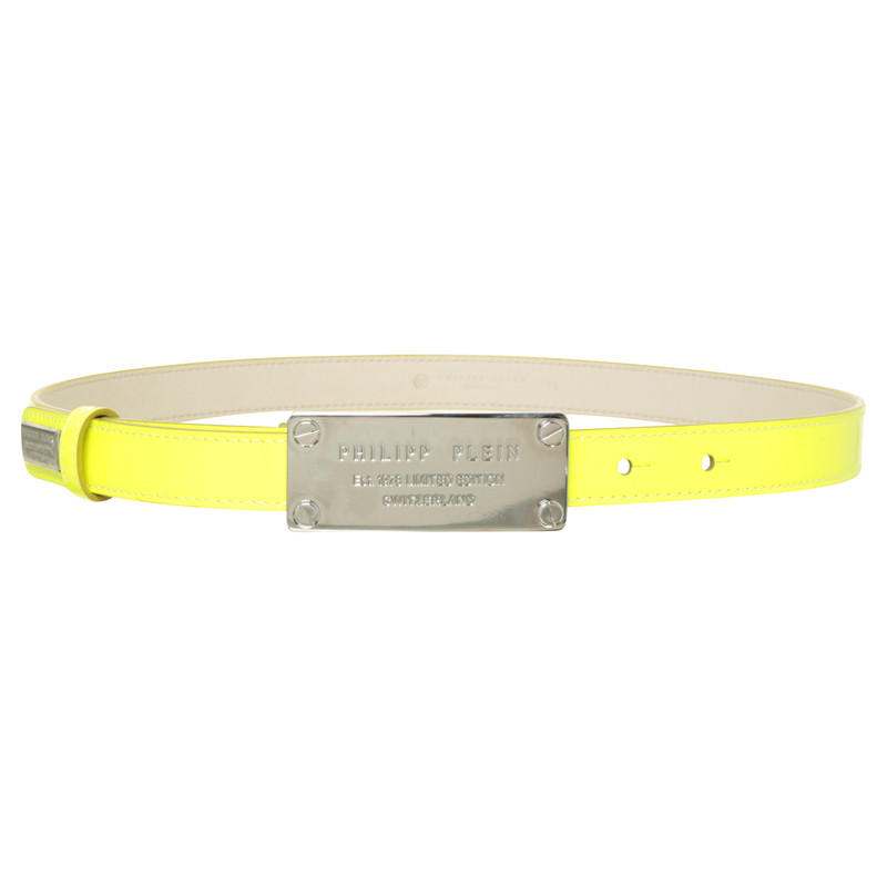 Philipp Plein Belts in neon-yellow