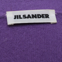 Jil Sander Cardigan di cashmere in viola 
