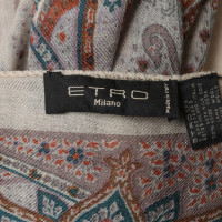 Etro Foulard en soie et laine 