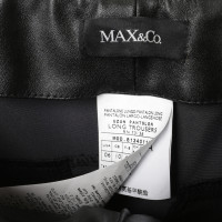 Max & Co Pants leather 