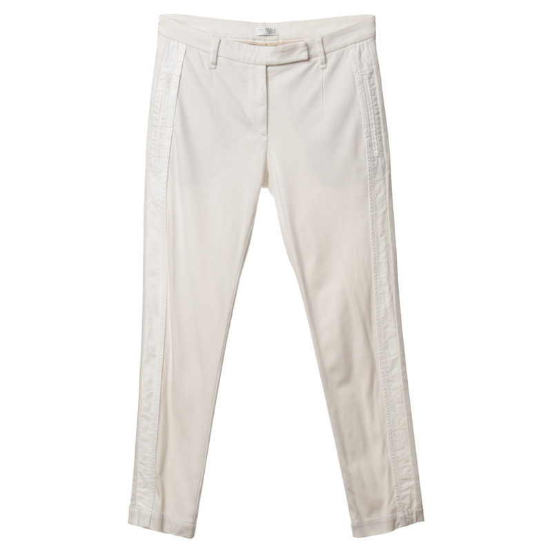 Brunello Cucinelli Pantalone in bianco