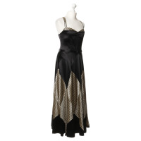 Ralph Lauren zijden jurk met strepen 