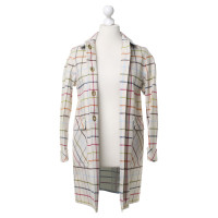 Coach Coat with plaid pattern