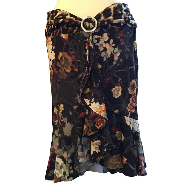 Just Cavalli Rock mit Blumen-Print