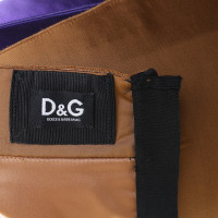 Dolce & Gabbana skirt purple ochre