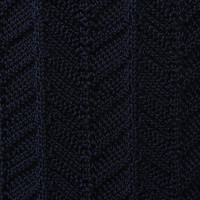 Ralph Lauren Manteau tricoté en bleu