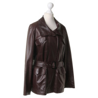 Loro Piana Leather jacket in Brown