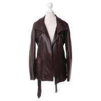 Loro Piana Leather jacket in Brown