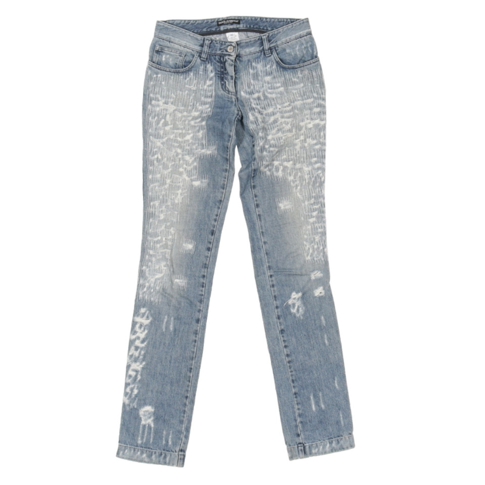 Dolce & Gabbana Jeans en Coton en Bleu