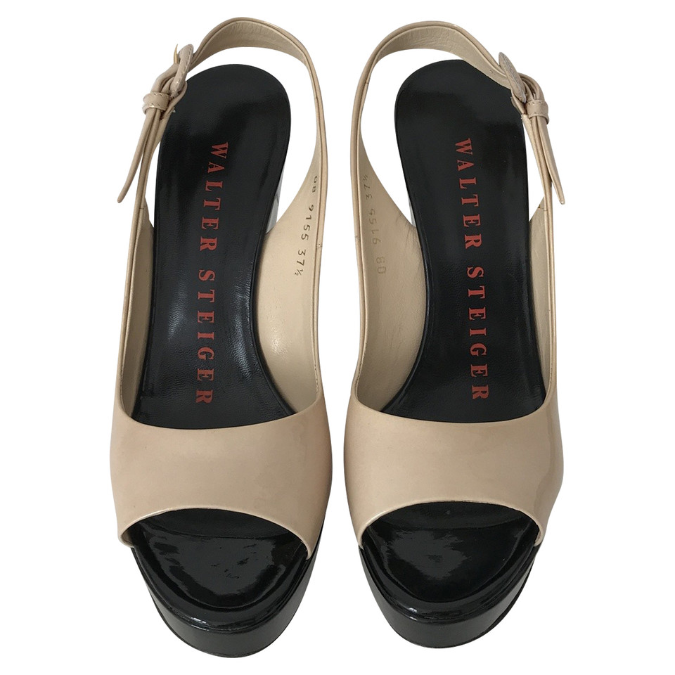 Walter Steiger Pumps/Peeptoes Patent leather in Nude