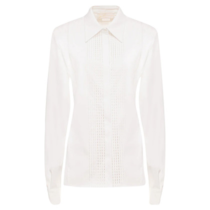 Genny Jacke/Mantel aus Baumwolle in Weiß