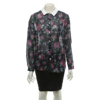 Carven Silk blouse with a floral pattern