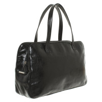 René Lezard Handbag Patent leather in Black