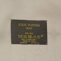 Louis Vuitton Scialle Monogram Beige 100% seta