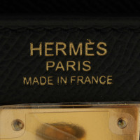 Hermès Kelly Bag 32 aus Leder in Schwarz