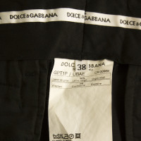Dolce & Gabbana Black wool pants