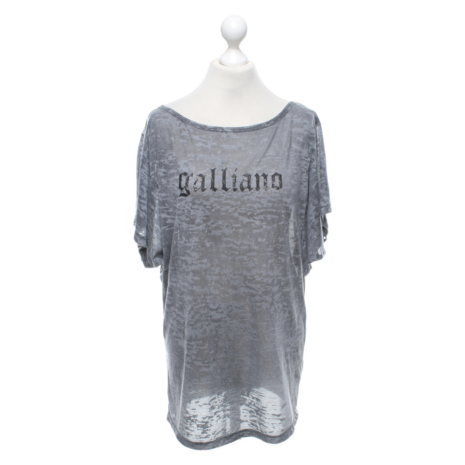 John Galliano Top in Grey