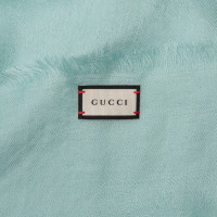 Gucci Guccissima écharpe bleu ciel