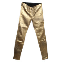J Brand Goldfarbene Skinny Jeans