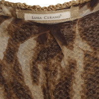 Luisa Cerano Goudkleurige Cardigan 