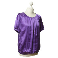 D&G Top in seta viola