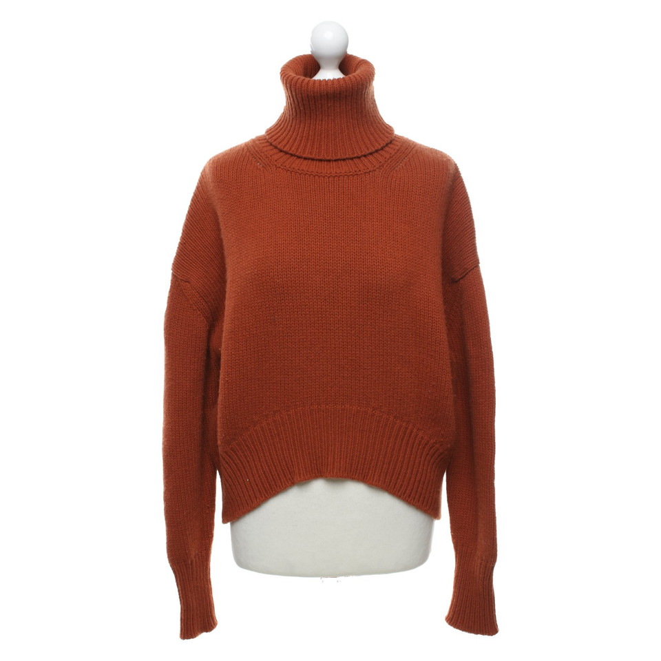 Roberto Collina Strickpullover aus Wolle in Orange