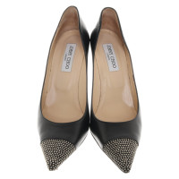 Jimmy Choo Pumps/Peeptoes Leer in Zwart