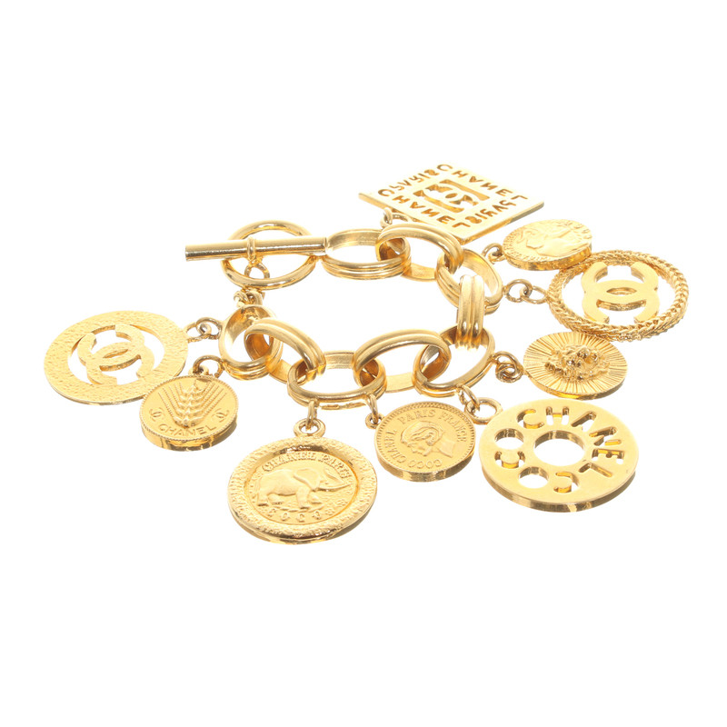 Chanel Bettelarmband mit Ziermünzen