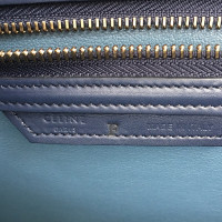 Céline Luggage Mini Leer in Blauw