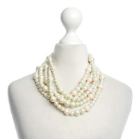 Tory Burch Necklace with artificial pearls