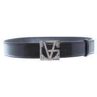 Gianni Versace Ledergürtel mit verzierter Schließe