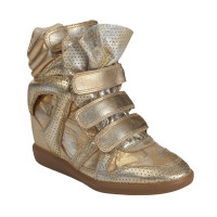 Isabel Marant Goldfarbene Sneakers