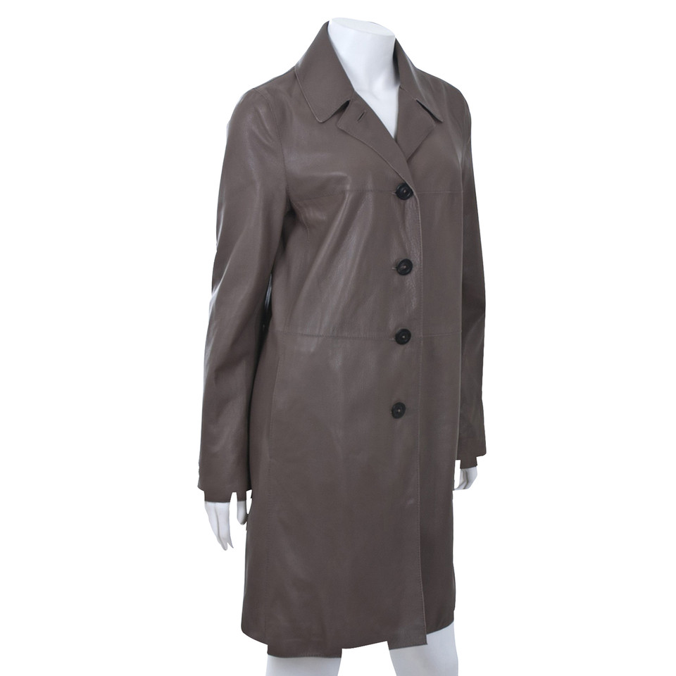 Iris Von Arnim leather coat