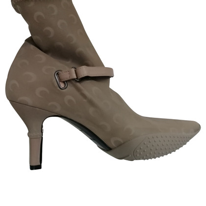 Marine Serre Ankle boots in Cream