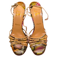 Christian Louboutin Sandals made of Python leather 