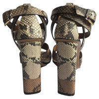 Gucci Sandals made of python leather