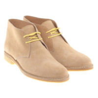 Bottega Veneta Ankle boots with yellow lacing